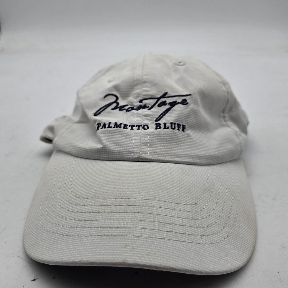 Imperial Montage Palmetto Bluff Resort Hat Cap Strap Back White Mens One Size